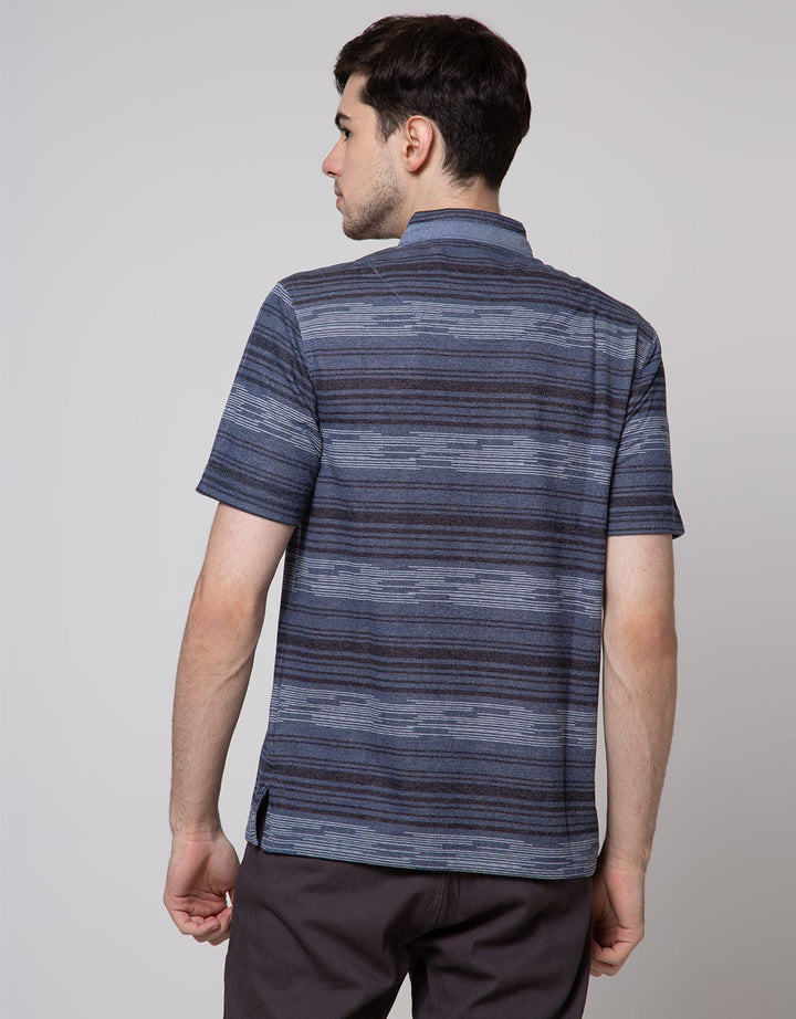 Watchout Casual Stripes Short Men's T-Shirt