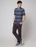 Watchout Casual Stripes Short Men's T-Shirt