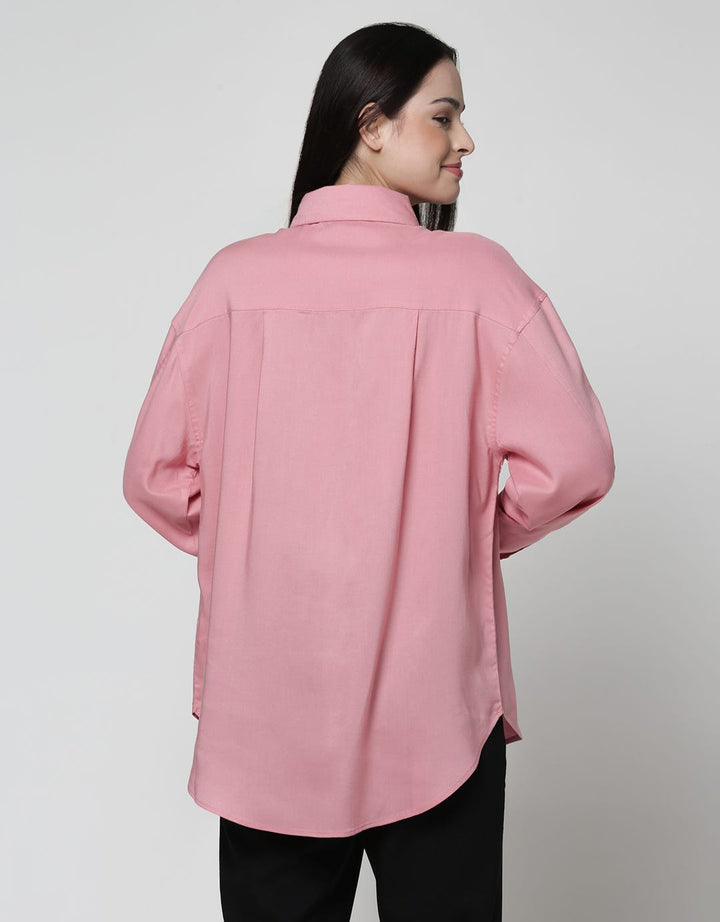 Nevada Long Sleeve Shirt Reg Solid Tencel