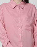 Nevada Long Sleeve Shirt Reg Solid Tencel