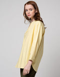ST. YVES Long Sleeve Blouse 7/8 Viscose V Neck