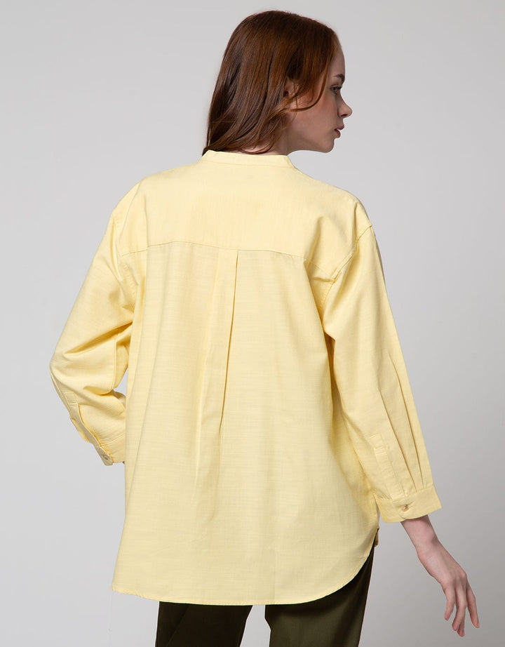ST. YVES Long Sleeve Blouse 7/8 Viscose V Neck
