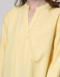 ST. YVES Long Sleeve Blouse 7/8 Viscose V Neck