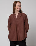 ST. YVES Long Sleeve Blouse 7/8 Viscose V Neck
