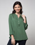 Connexion Blouse V Neck Wanita