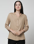 Connexion Blouse V Neck Wanita