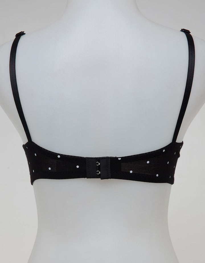 Nevada Non Push Up Non Wire Polkadot Bra Wanita