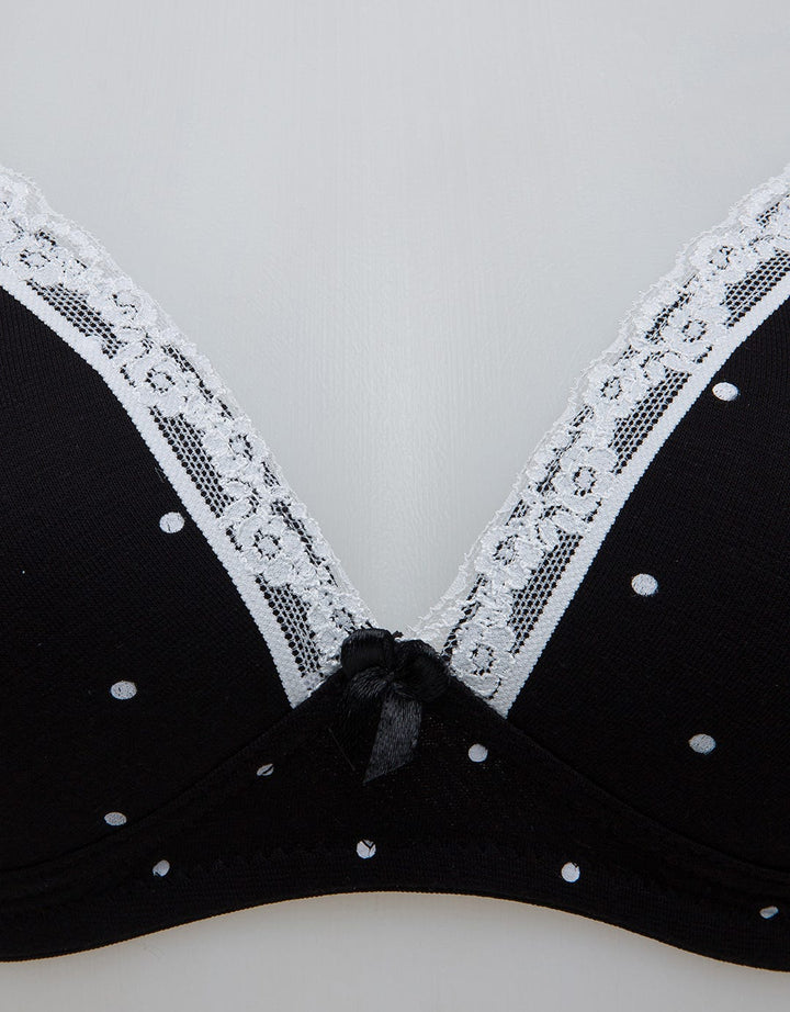 Nevada Non Push Up Non Wire Polkadot Bra Wanita