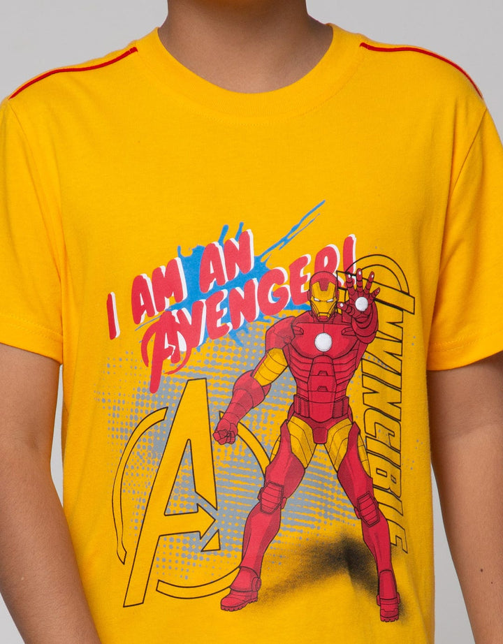 Marvel Short Sleeve T-Shirt Ironman I Am Avenger