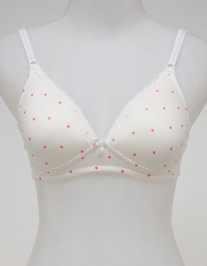 Nevada Non Push Up Non Wire Polkadot Bra Wanita