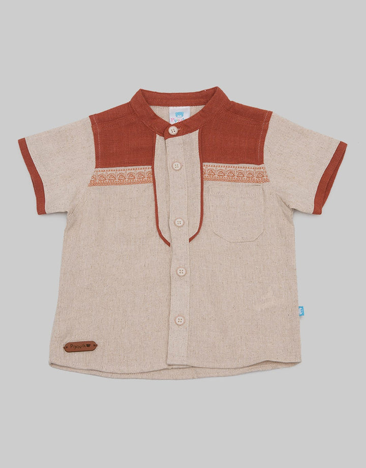Pipiniko Shirt Textured Bordir Cars