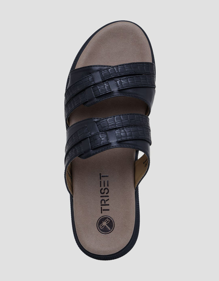 Triset Multi Strap Slipper Sandal Wanita