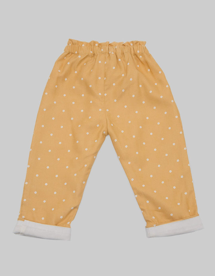Pipiniko Pants Corduroy Print Flower