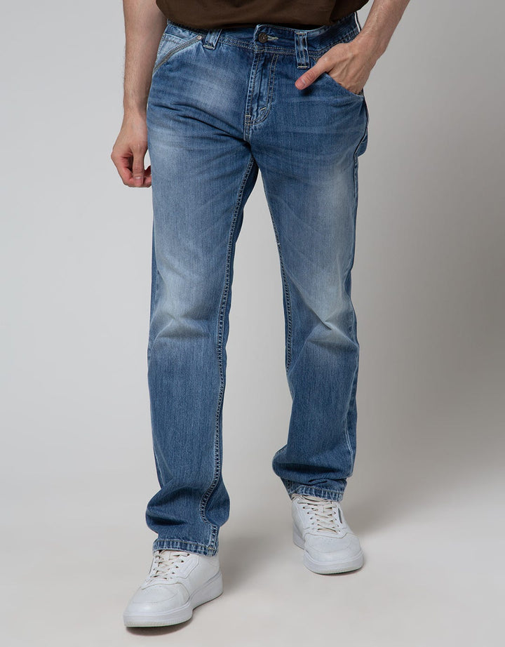 Lois Slim Fit Jeans Celana Panjang Button