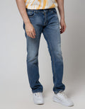 Lois Slim Fit Stretch Washed Jeans Pria