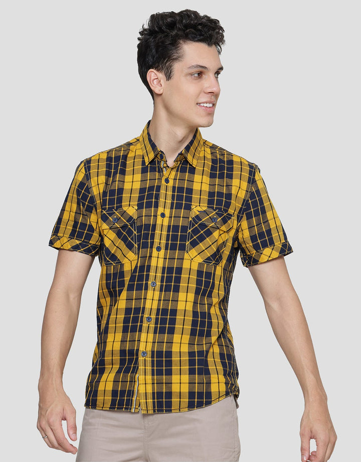 Cardinal Jeans Check Kemeja Pria