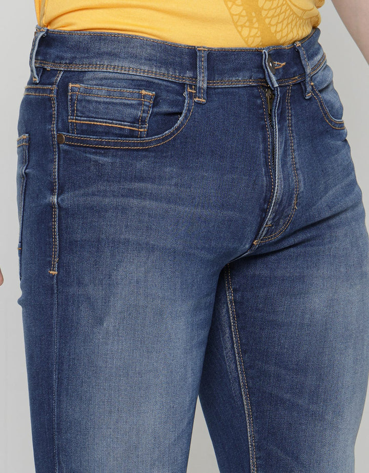 Andrew Smith Slim Washed Celana Jeans Pria