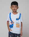Little M Tropicool Bordir Kaos Anak Laki-laki