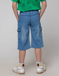 Little M Short Denim Bloon Rib