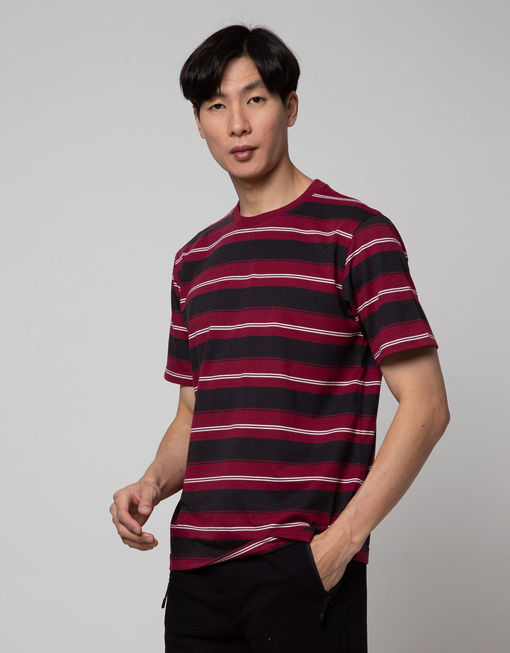 Nevada Stripe YD Kaos Print Pria