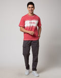 Nevada Short Sleeve T-Shirt Print Contrast Stitch
