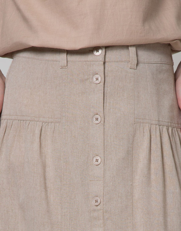 Triset Casual A Line Maxi Skirt Women