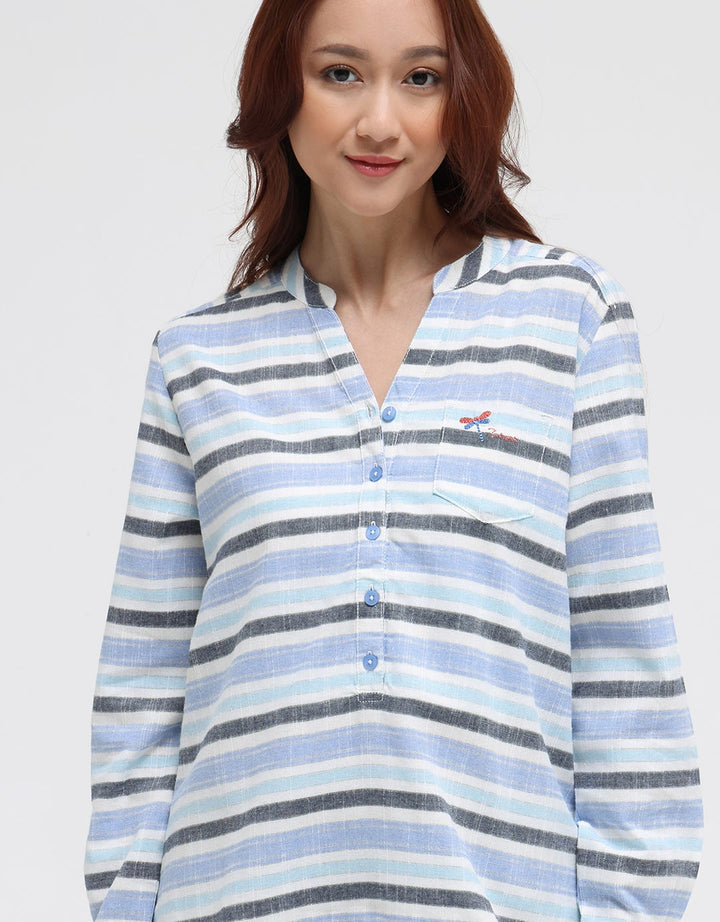 Triset Blouse Long Sleeve V-Neck