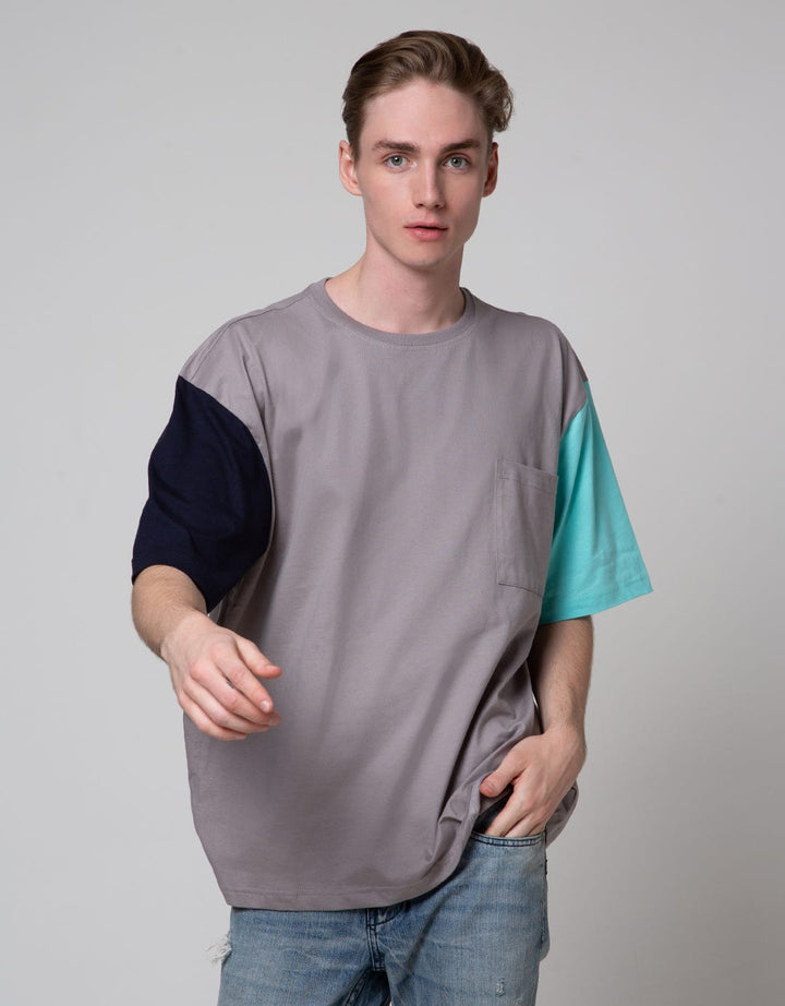 Nevada Ovz Diff Sleeve Kaos Pria