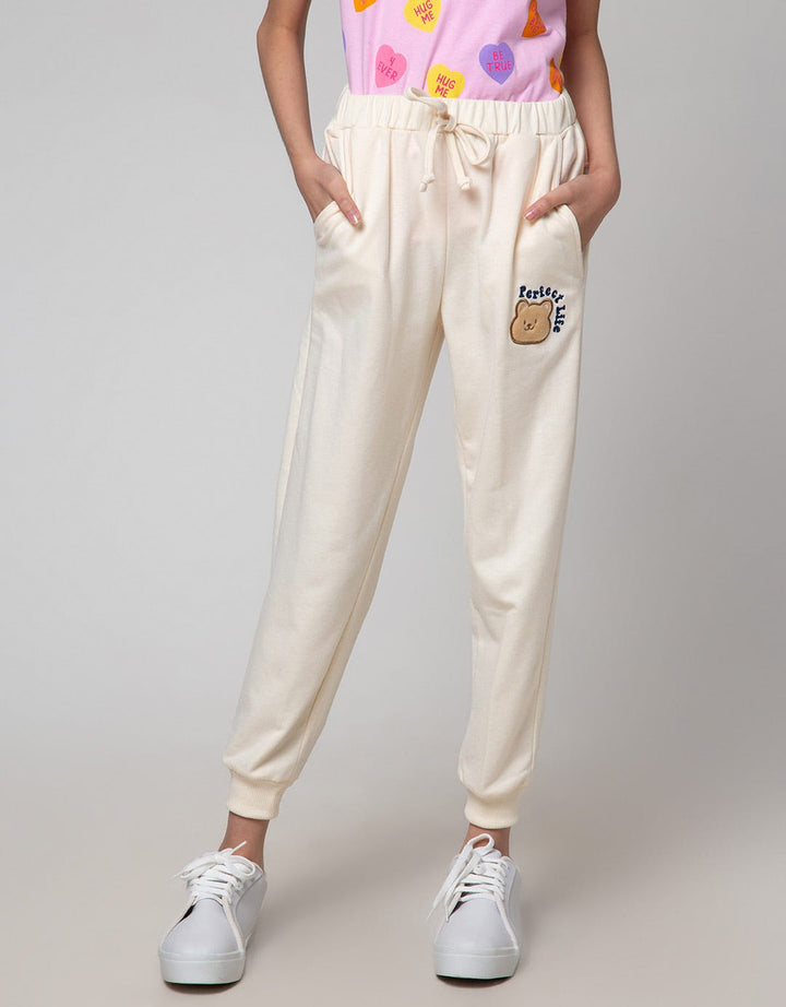 Nevada Jogger Knit Patch Applique Bear