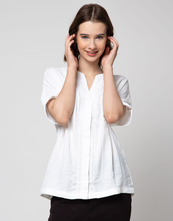 St. Yves Short Sleeve Blouse Gynella Crash With