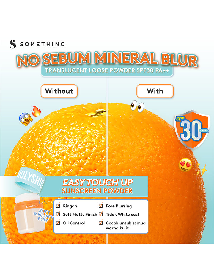 Somethinc No Sebum Mineral Blur Translucent Loose Powder SPF39 PA++++  11gr