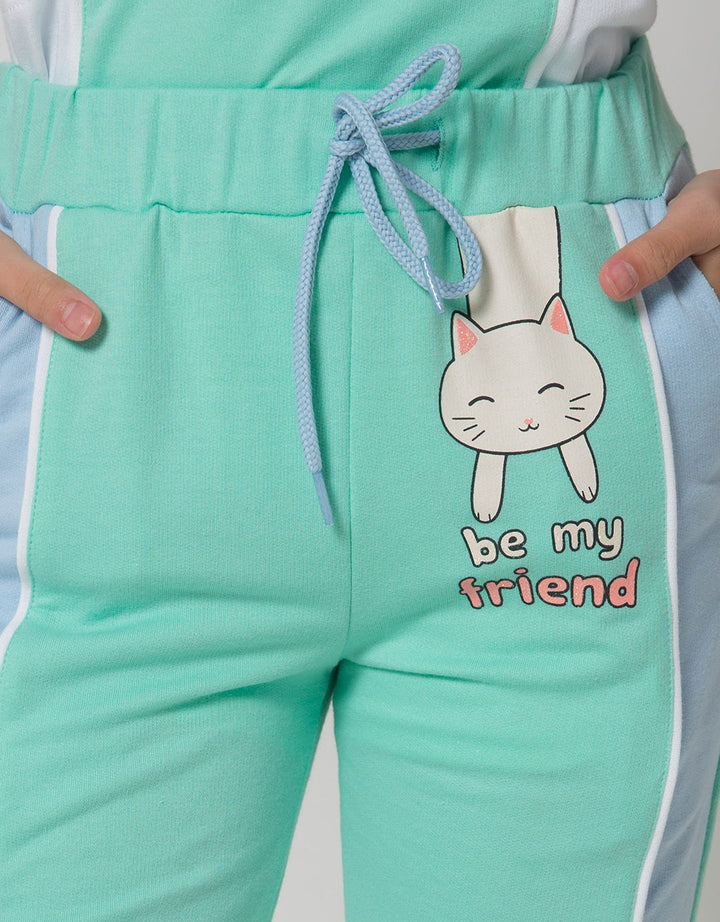 Aero Jogger Cut Sewn Cat Friend