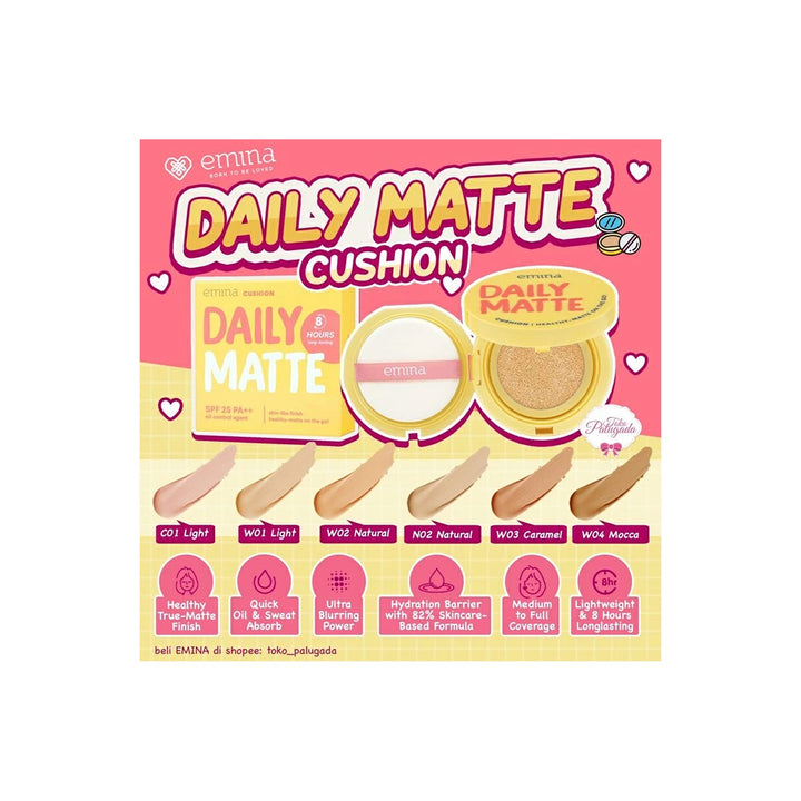 Emina Daily Matte Cushion 15 g