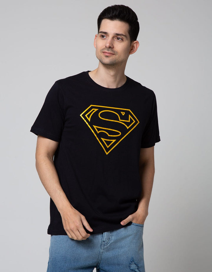 T Zone Short Sleeve T-Shirt Wb Superman Sablon Print