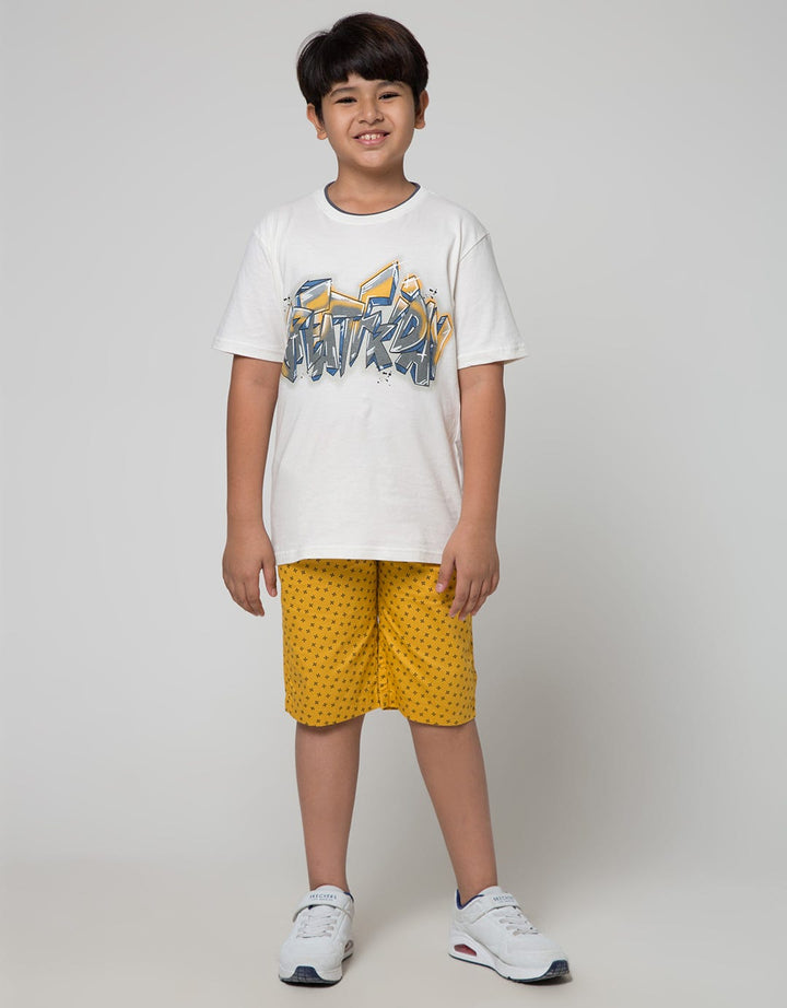 Nevada Shorts Pants Woven Print Geo Grid