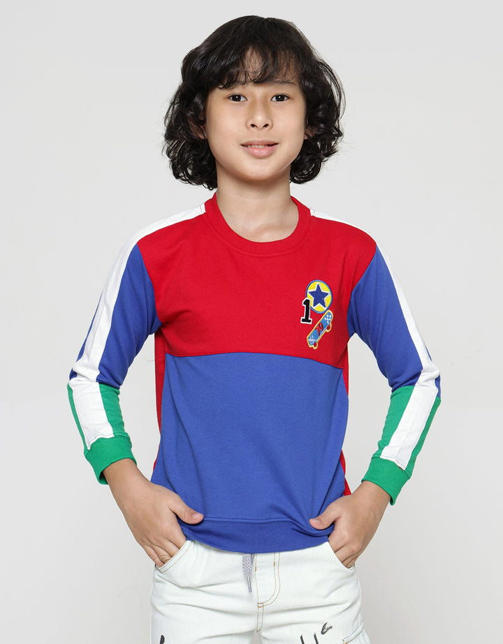 Little M Sweatshirt Cut N Sewn Bordir