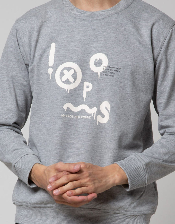 American Jeans Sweatshirt Print Oops
