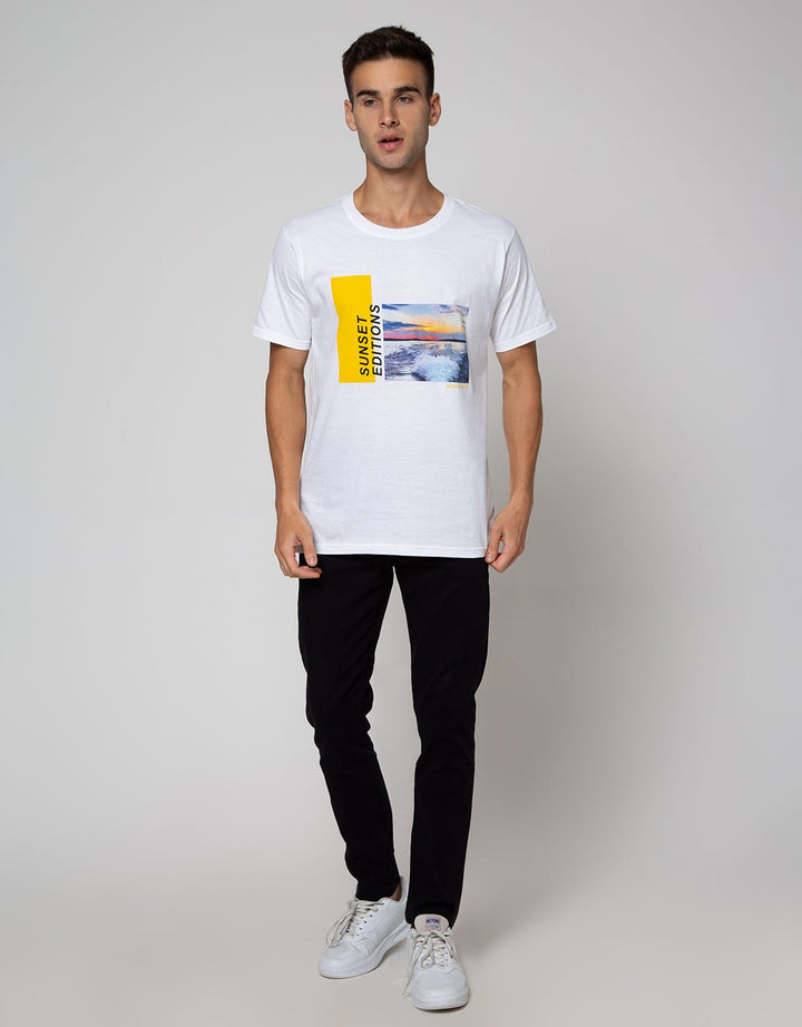 Cole Slim Basic Solid Celana Chinos Pria