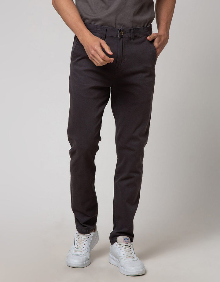 Cole Slim Basic Solid Celana Chinos Pria
