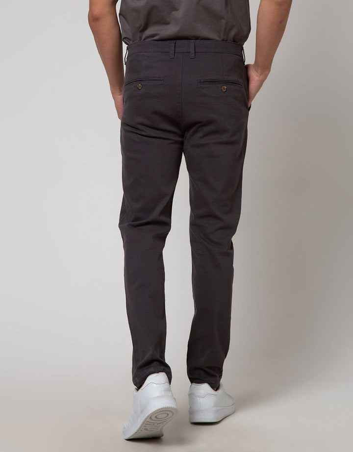 Cole Slim Basic Solid Celana Chinos Pria