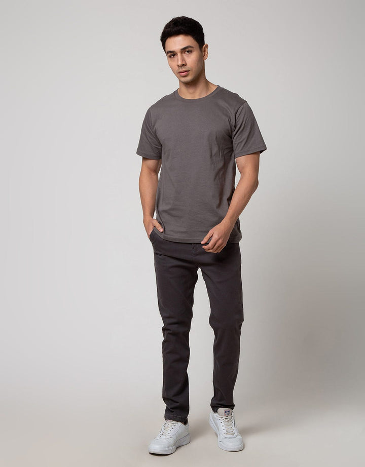 Cole Slim Basic Solid Celana Chinos Pria