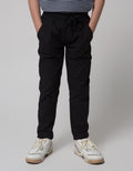 Little M Pants Woven Rib Bahan Ribstop