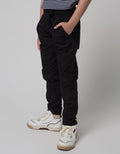 Little M Pants Woven Rib Bahan Ribstop