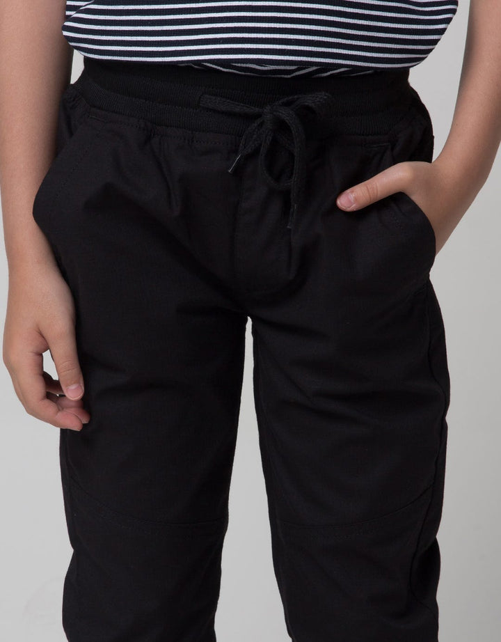 Little M Pants Woven Rib Bahan Ribstop