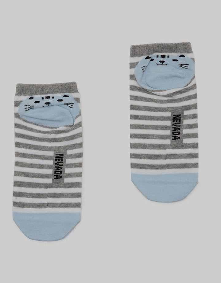 Nevada Socks Ankle Cat Stripe