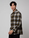 Nevada Long Sleeve Shirt Checked Flannel Thirty Six