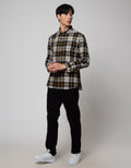 Nevada Long Sleeve Shirt Checked Flannel Thirty Six