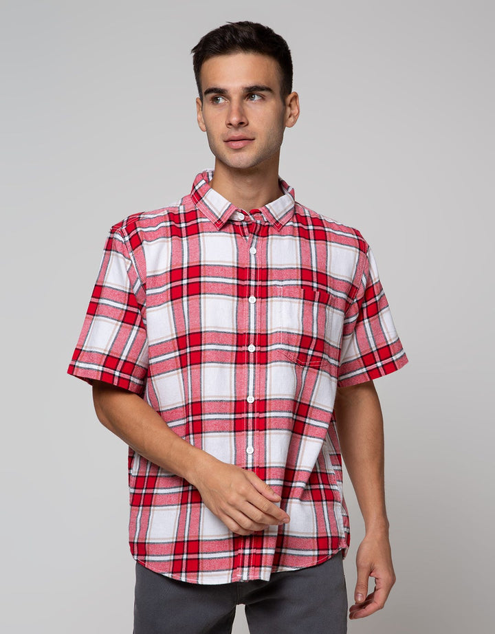Nevada Short Sleeve Shirt Checked Kmsa005