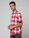 Nevada Short Sleeve Shirt Checked Kmsa005