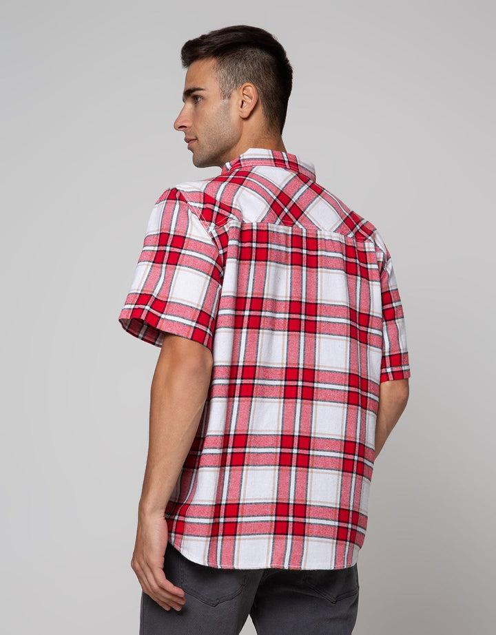 Nevada Short Sleeve Shirt Checked Kmsa005